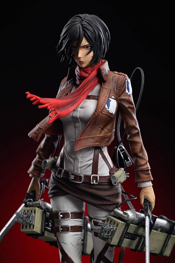 進撃の巨人 ミカサ アッカーマン フィギュア 塗装済みガレージキット GK